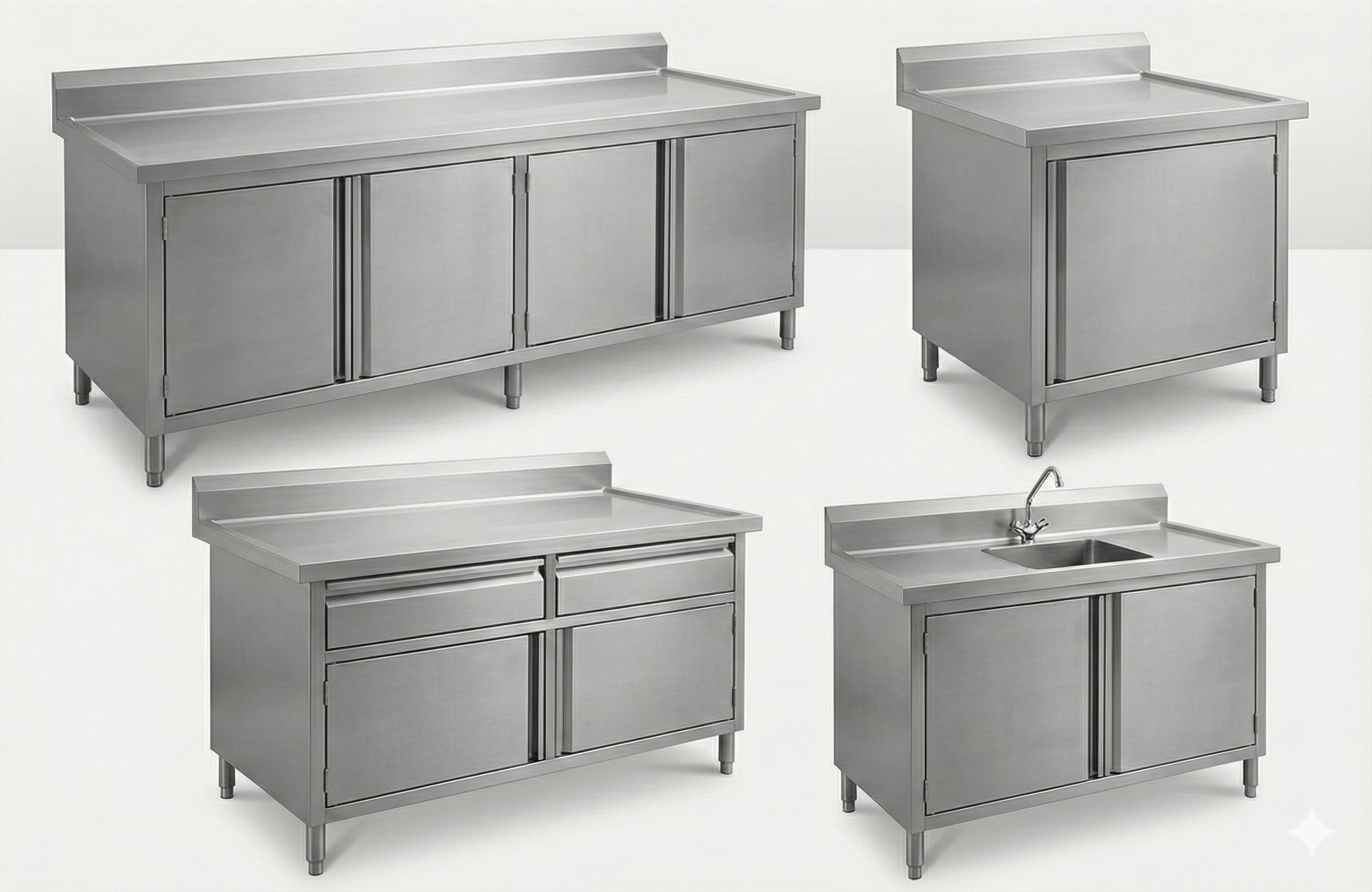 Table inox (gamme pro, multi-dimensions)